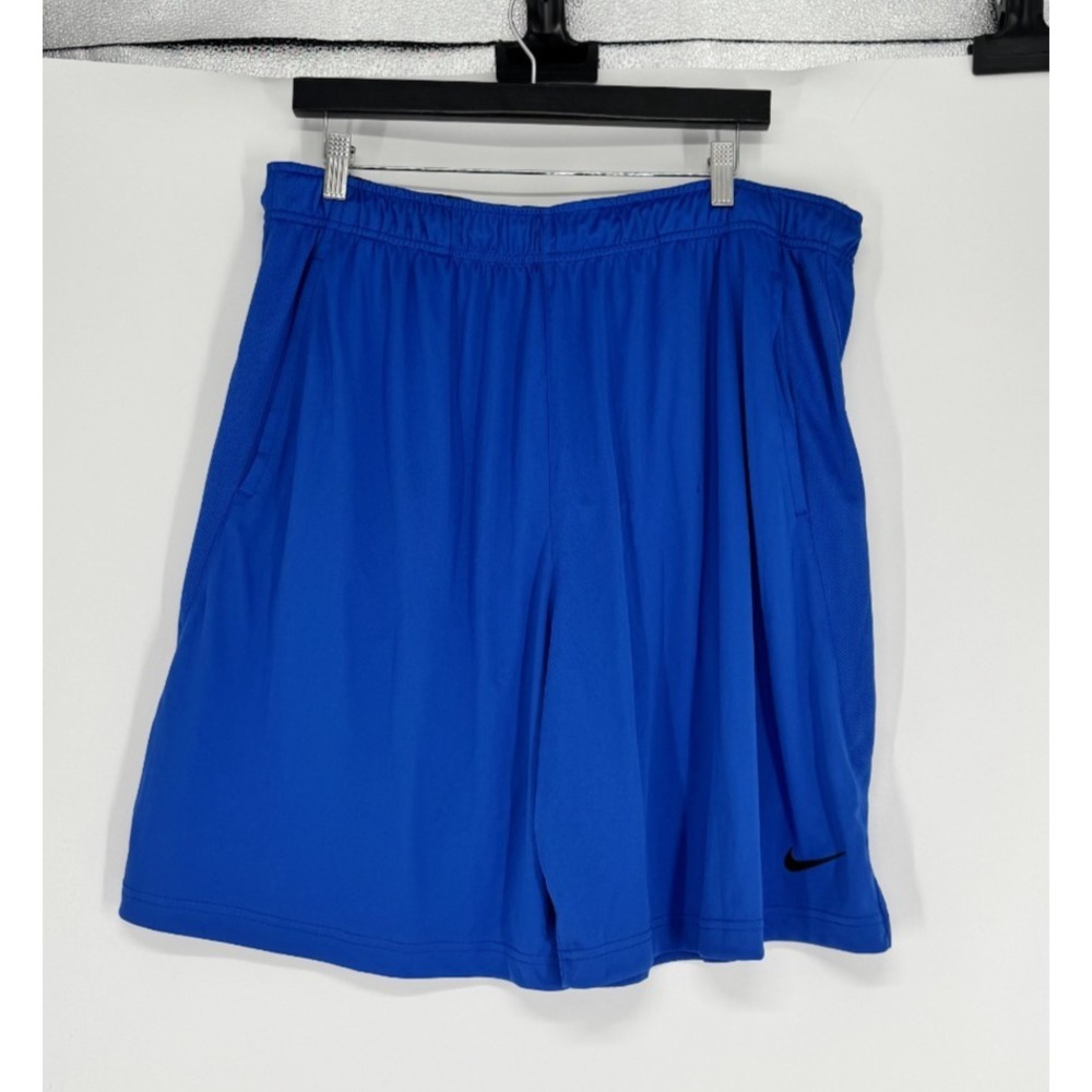 Nike Dri Fit Training Shorts Mens Size 2XL Blue Standard Fit Athletic 833265-480
